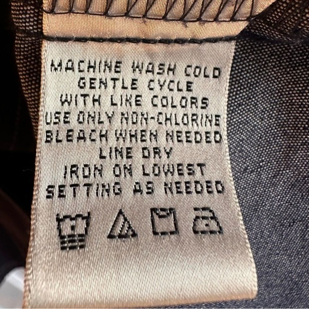 Evan - Picone Demin Stretch Button Down Jacket. W… - image 7